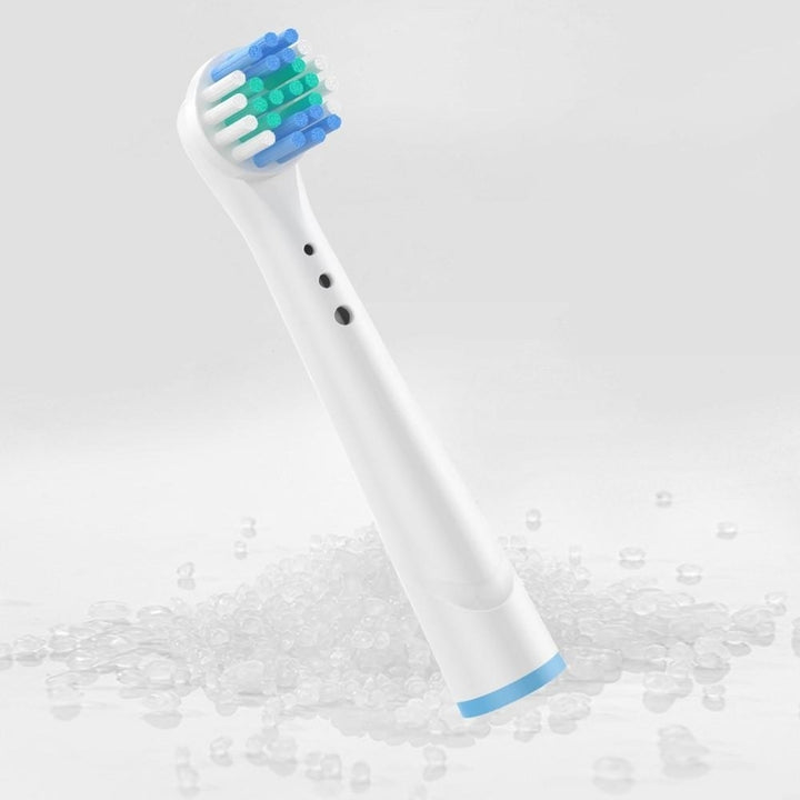 Replacement Toothbrush Heads Soft Bristles Compatible with Braun Oral B 4 Pack Image 10