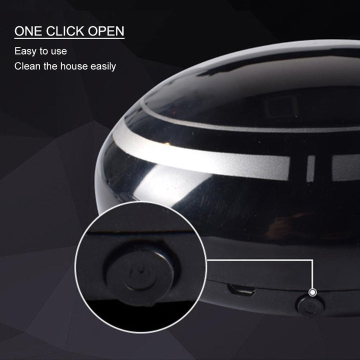 Robot Vacuum Sweeper Smart Household Cleaner for Pet Hair, Hard Floor, Medium-Pile Carpets Image 3