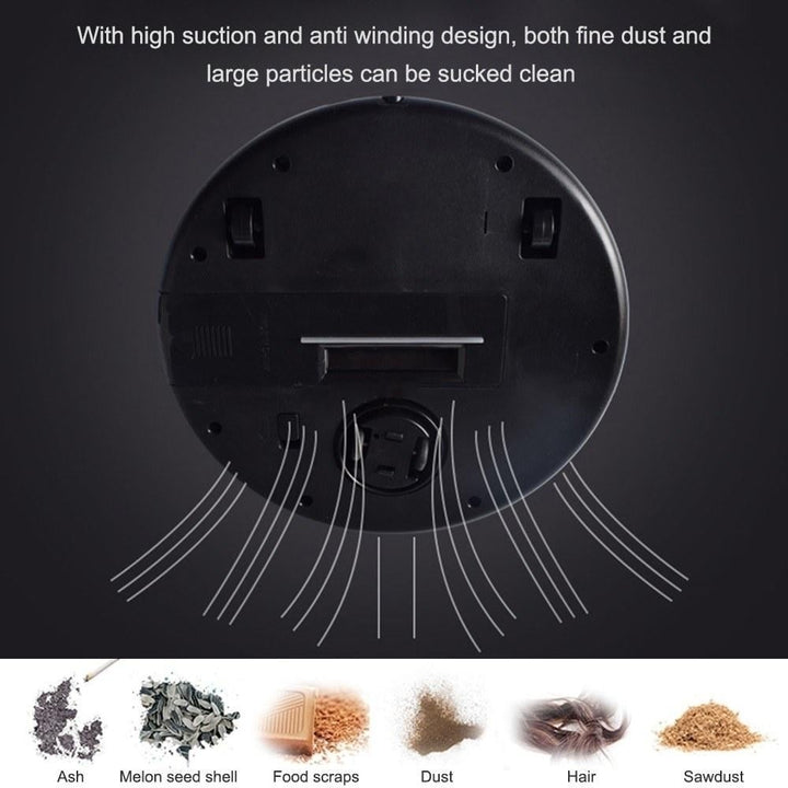 Robot Vacuum Sweeper Smart Household Cleaner for Pet Hair, Hard Floor, Medium-Pile Carpets Image 6