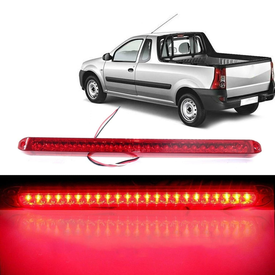 RV Truck Tailer Brake Light Stop Tail Lamp 23LED 2x 17" Bar Waterproof Sealed for Boat Lorry Van Caravan Pickup Image 2