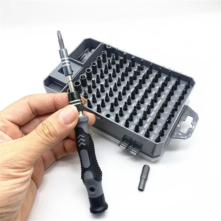 Screwdriver and Bit Set Multiple Screw Driver Bits Manual Repairing Tool for Phone Electronic Device 115pcs Image 2