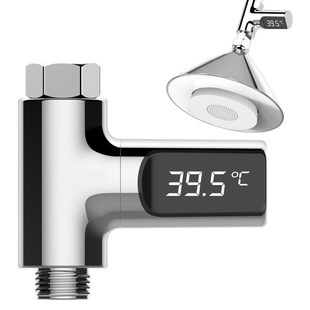 Smart LED Display Water Shower Thermometer Image 1