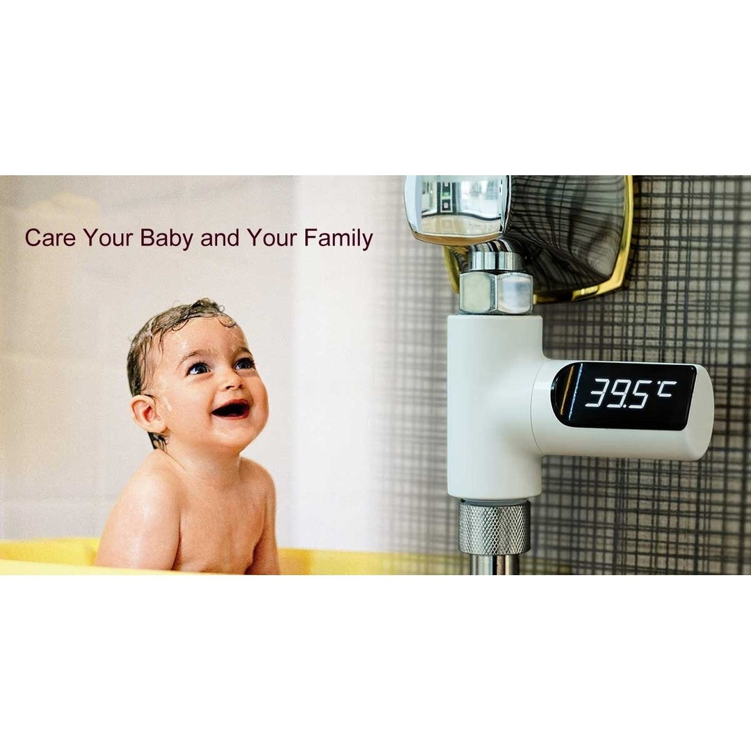 Smart LED Display Water Shower Thermometer Image 7