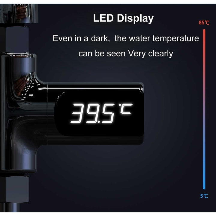 Smart LED Display Water Shower Thermometer Image 8