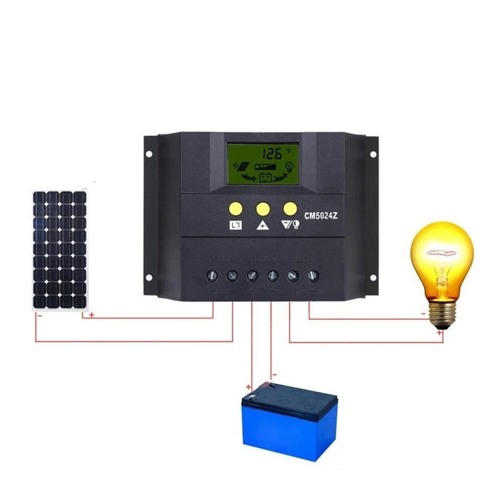 Solar Charge Controller PWM Charging LCD Display Auto Regulator Battery System for Street Lighting Image 8