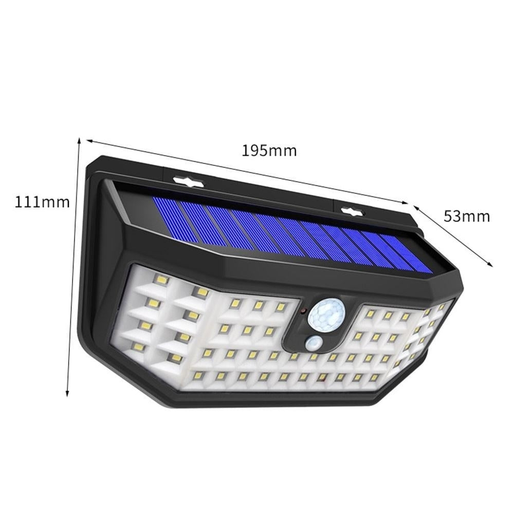 Solar Lamp Human Induction Street Lamp Wall Lamp 48 LEDs DTTT Image 5