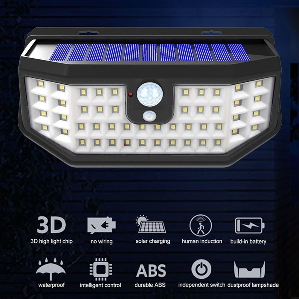 Solar Lamp Human Induction Street Lamp Wall Lamp 48 LEDs DTTT Image 10