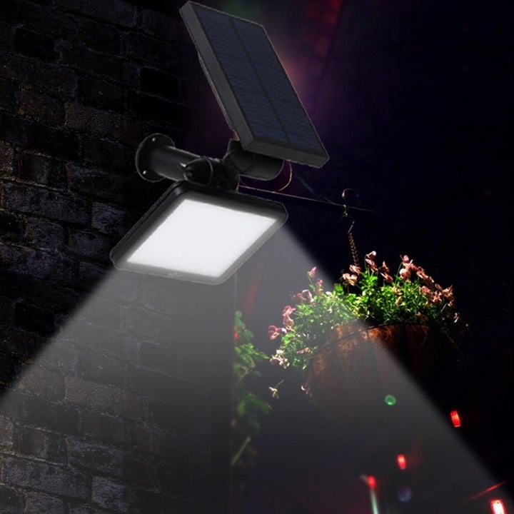 Solar Powered Lawn Lamp Outdoor Wall Light 3W 48LEDs 350LM DTTT Image 7