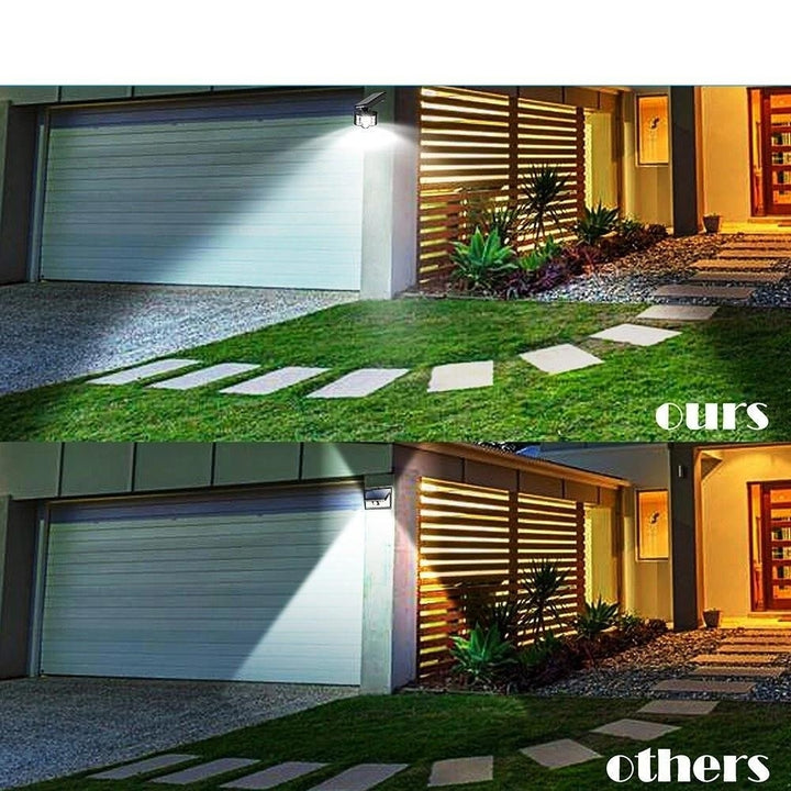 Solar Powered Wall Mounted Spotlight 360 Adjustable Wirelessly Motion Sensor Secure Lamp 8 LEDs Image 6