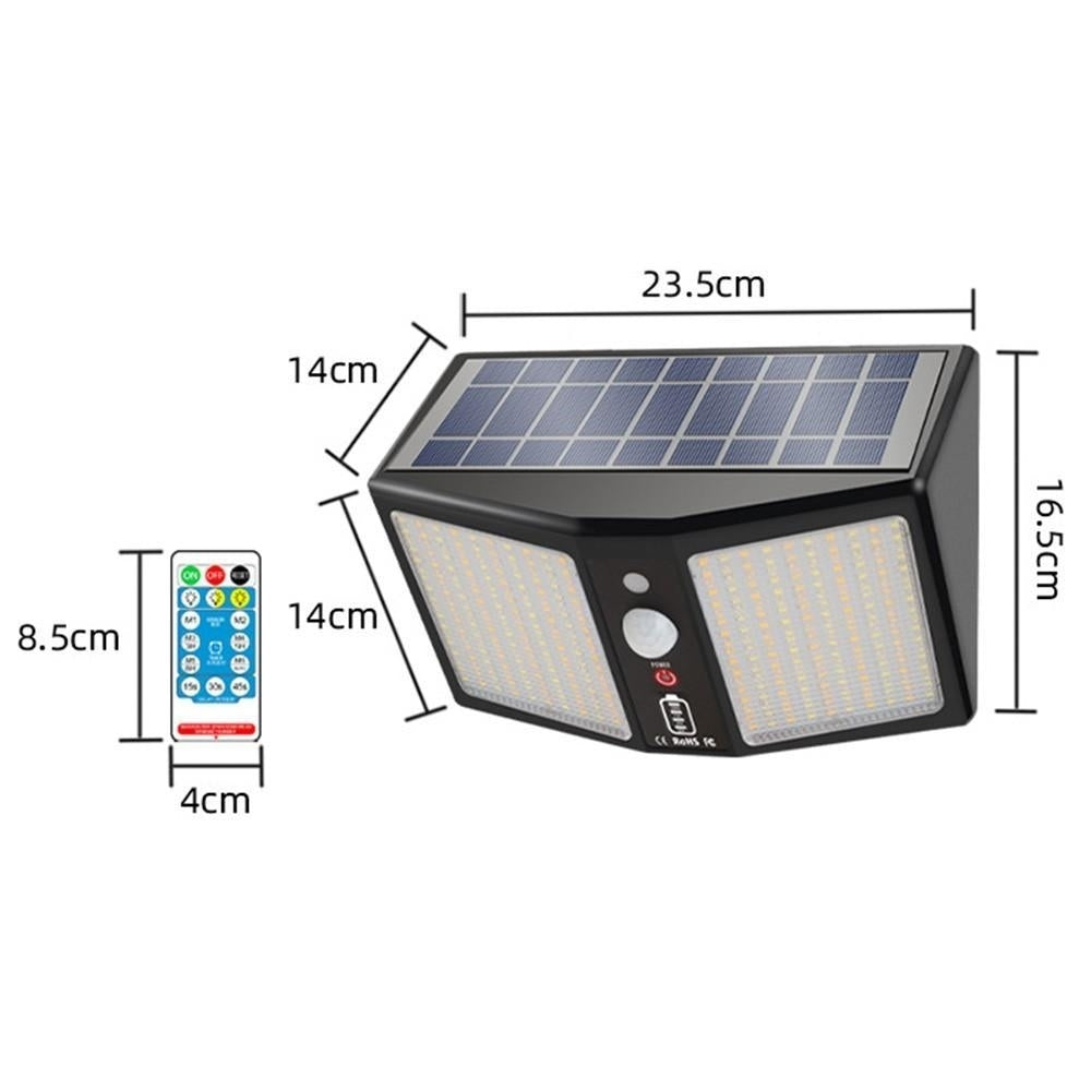 Solar Wall Lamp IP65 Mounting,Hanging Installation Image 2