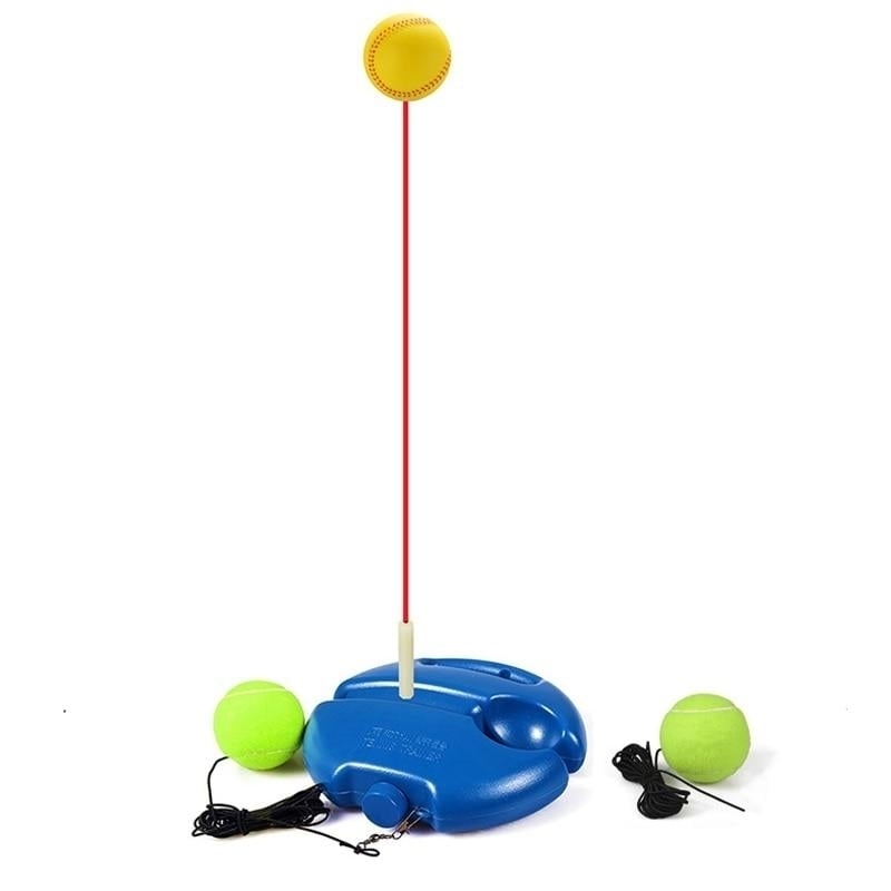 Solo Tennis Training Tool Self Study Device Multifunctional Exercise Ball Rebounder Baseboard Trainer Image 1