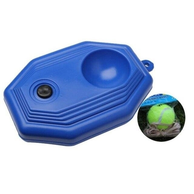 Solo Tennis Training Tool Self Study Device Multifunctional Exercise Ball Rebounder Baseboard Trainer Image 3