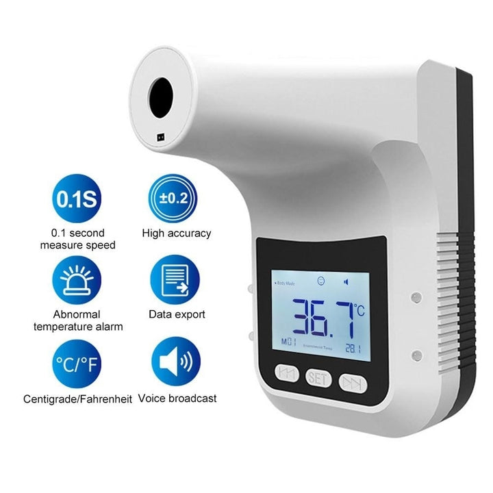 Sterile Thermometer Non-contact Automatic Infrared Thermometer Hanging Temperature Gun Image 8