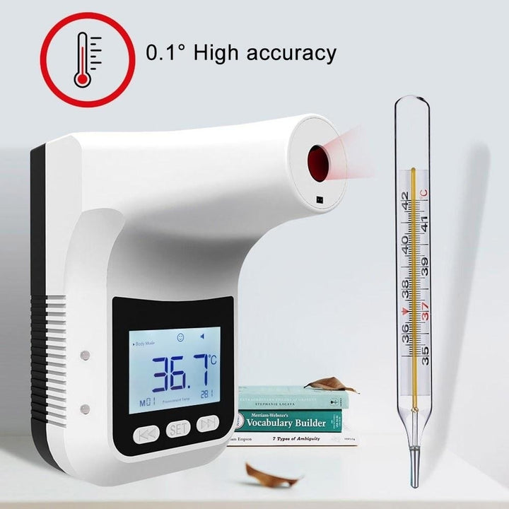 Sterile Thermometer Non-contact Automatic Infrared Thermometer Hanging Temperature Gun Image 10