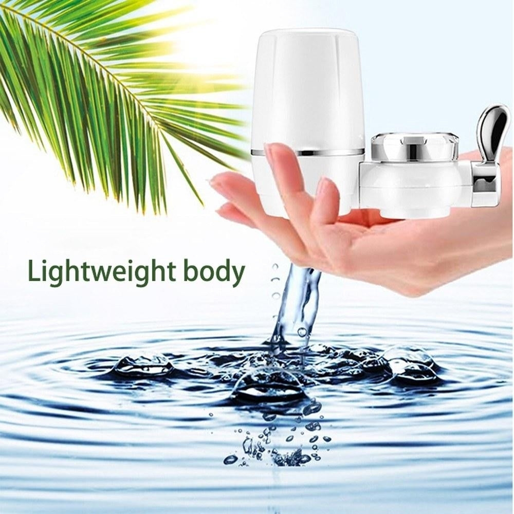 Tap Water Purifier Clean Kitchen Faucet Remove Water Impurities Rust Mini Washable Ceramic Percolator Water Filter Image 4