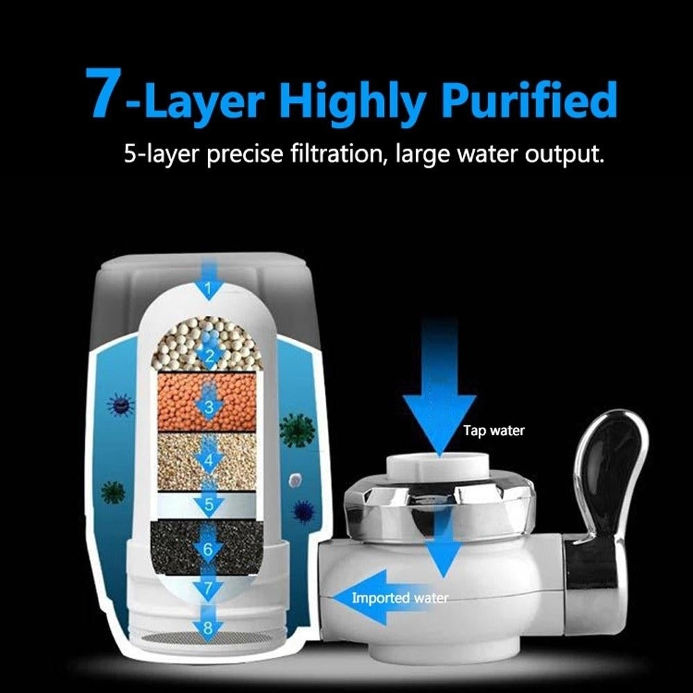 Tap Water Purifier Clean Kitchen Faucet Remove Water Impurities Rust Mini Washable Ceramic Percolator Water Filter Image 7