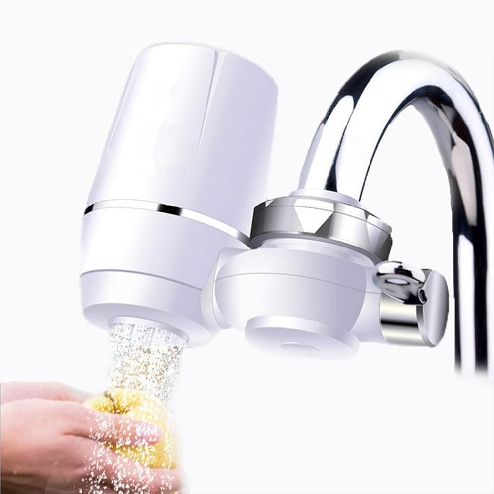 Tap Water Purifier Clean Kitchen Faucet Remove Water Impurities Rust Mini Washable Ceramic Percolator Water Filter Image 8