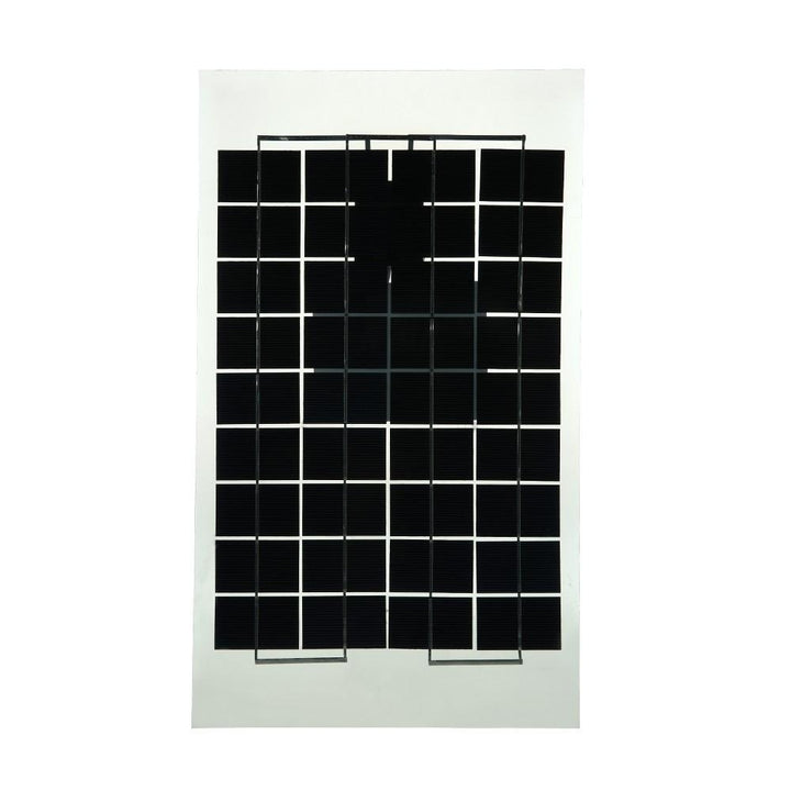 Transparent Epoxy Resin Solar Panel With Alligator Clip Wire 12V 10W 38 X 22 CM Image 2