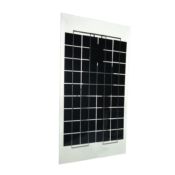 Transparent Epoxy Resin Solar Panel With Alligator Clip Wire 12V 10W 38 X 22 CM Image 3