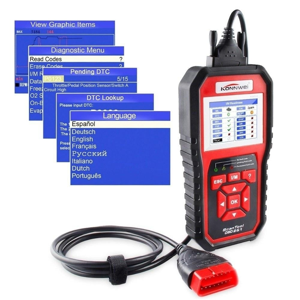 Universal Car Automotive Code Scanner Diagnostic Tool Auto Code-reader Image 2