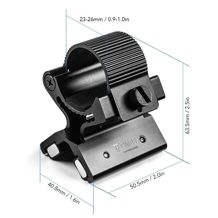 Universal Magnetic Flashlight Mount Magnet Holder For 23-26mm,0.9-1.0in Diameter Image 6