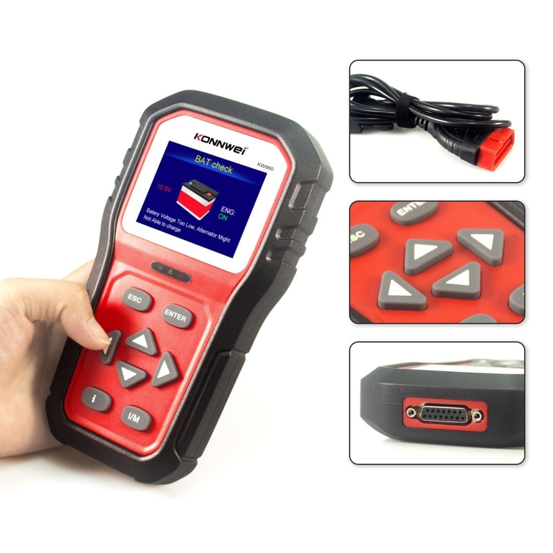 Universal OBD Scanner Automotive Diagnostic Tool Car Engine Fault Reader Image 6