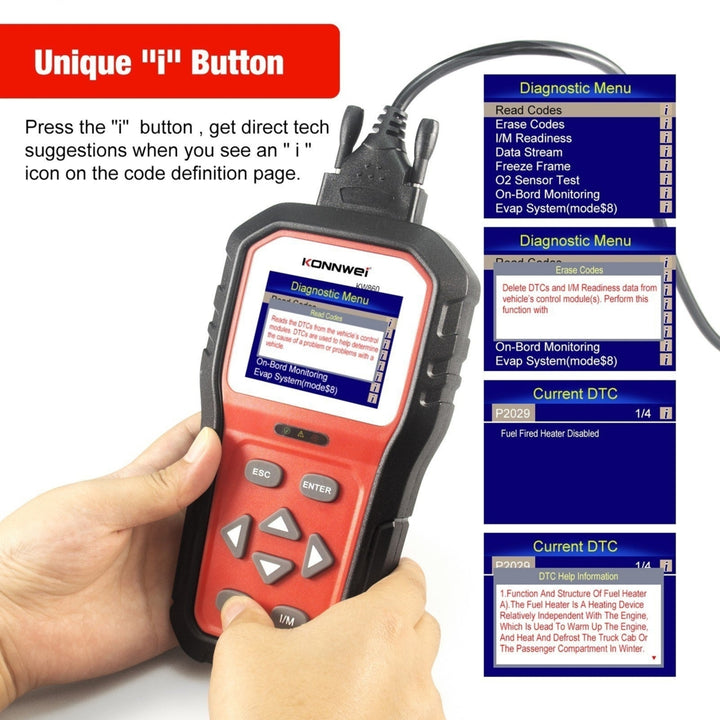 Universal OBD Scanner Automotive Diagnostic Tool Car Engine Fault Reader Image 9