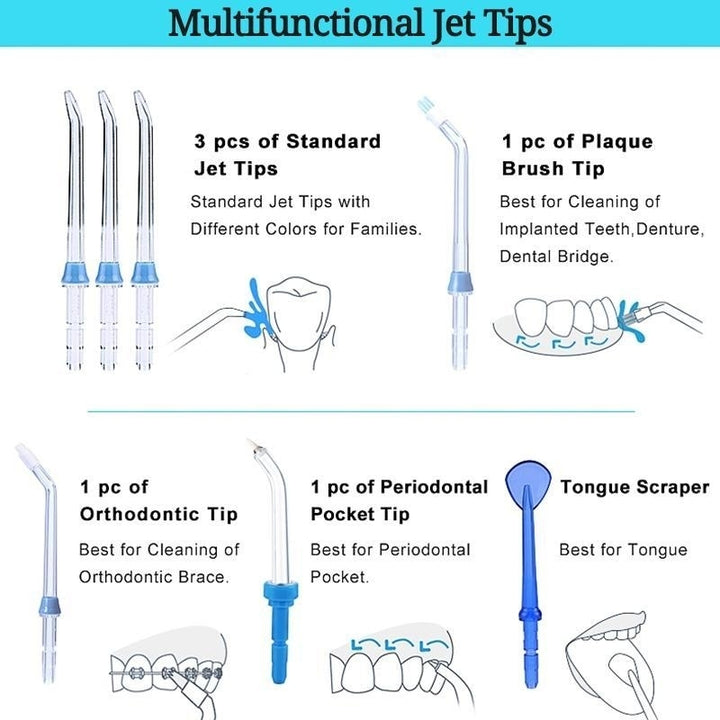 Water Dental Flosser Oral DentJet Multifunctional Irrigator Image 10