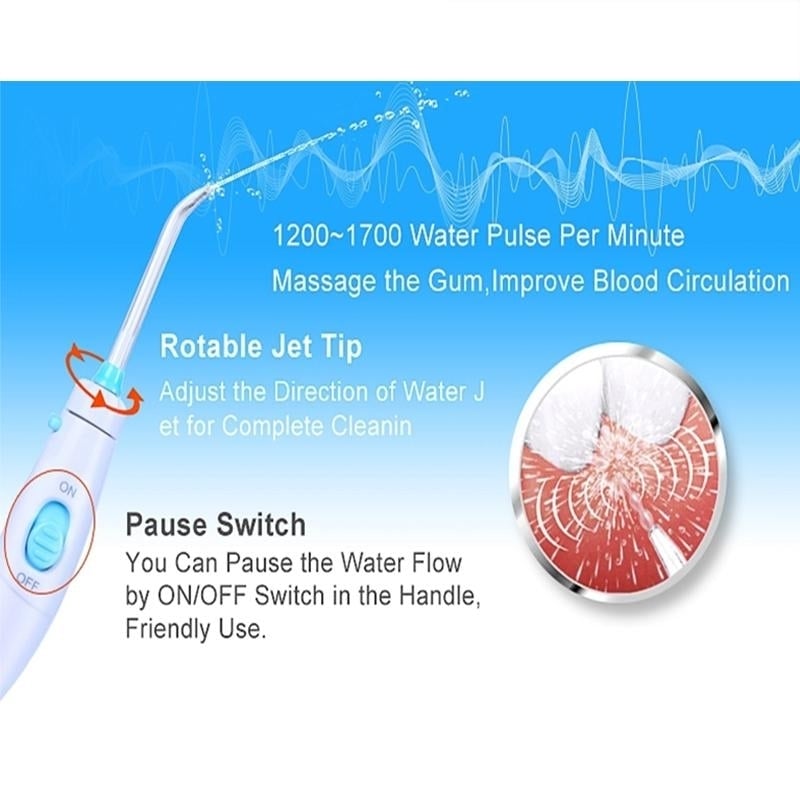 Water Dental Flosser Oral DentJet Multifunctional Irrigator Image 11