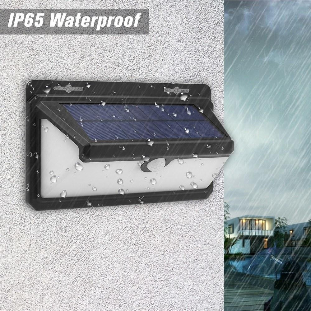 Waterproof Solar Powered PIR Motion Sensor Wall Lights Image 5