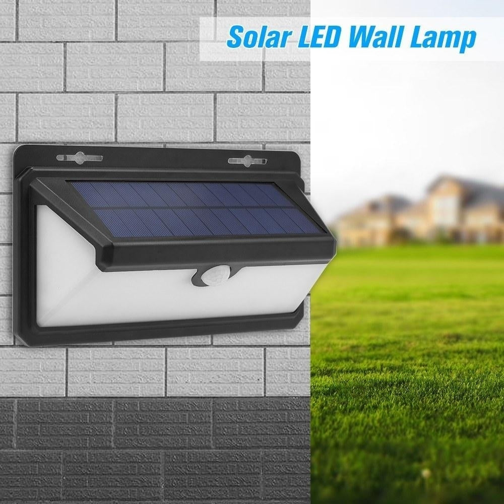 Waterproof Solar Powered PIR Motion Sensor Wall Lights Image 6