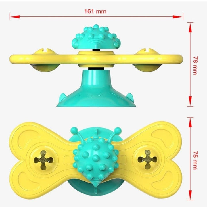 Windmill Interactive Cat Toy Turntable Molar Image 4