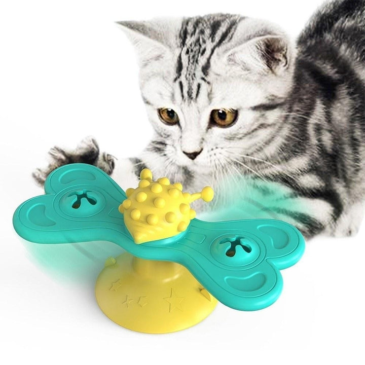 Windmill Interactive Cat Toy Turntable Molar Image 6