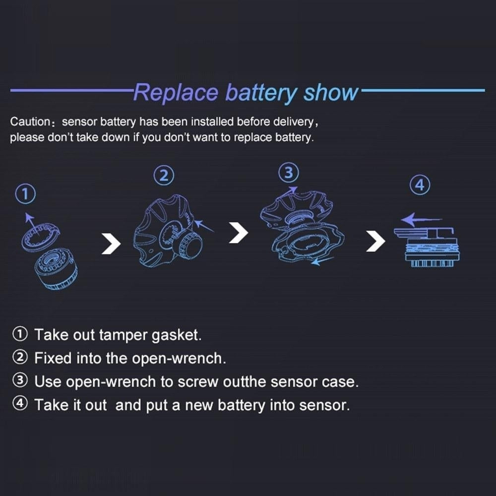 Wireless Digital Motorcycle Tire Pressure Gauge Monitoring System Waterproof TPMS with 2 External Sensors Image 9