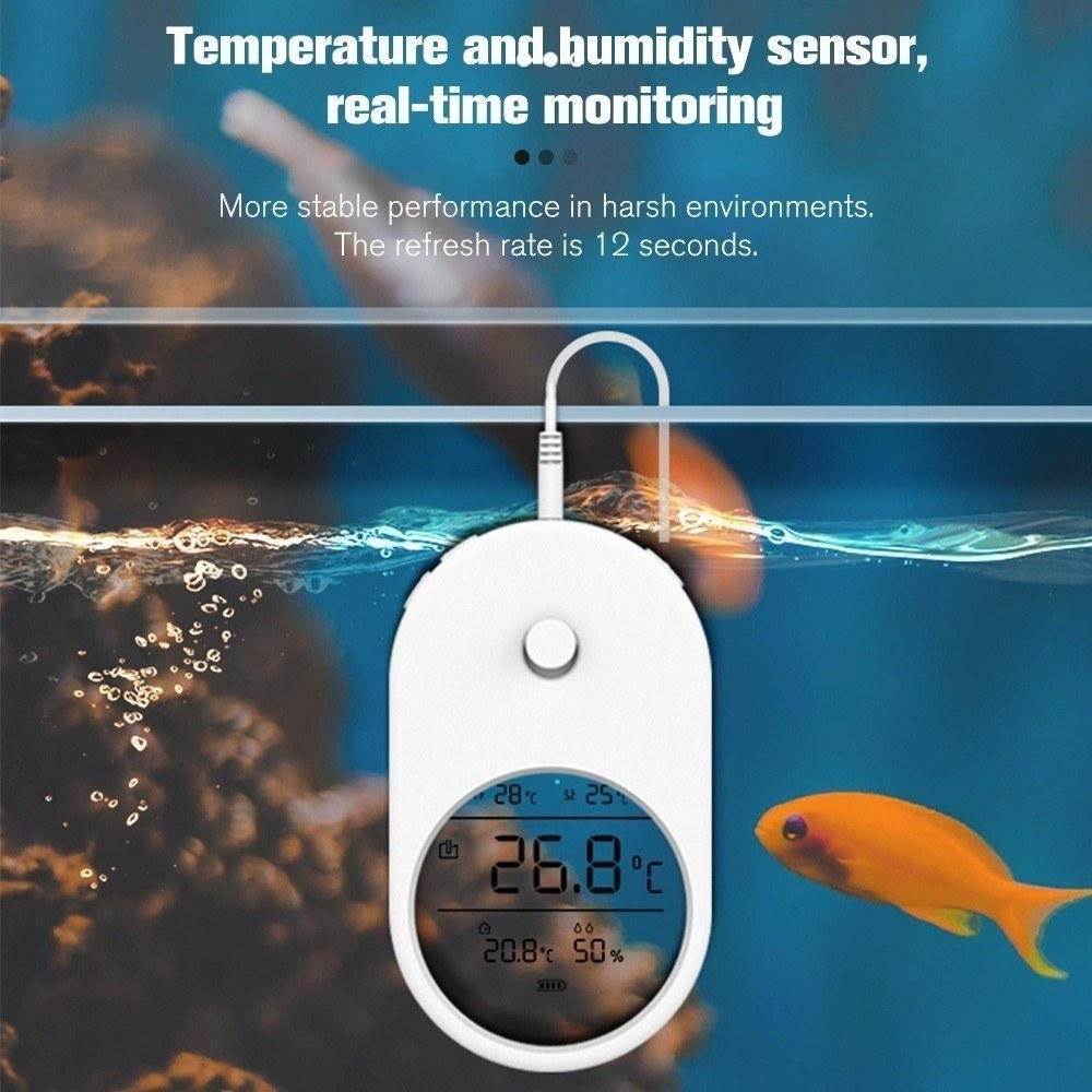 Digital Aquarium Thermometer Terrarium Image 10