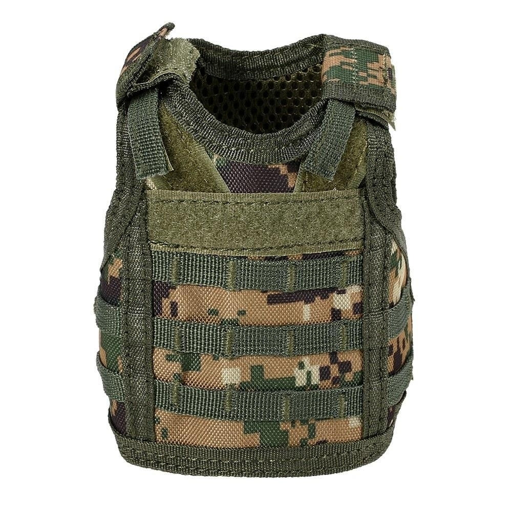 Tactical Beer Vest Military Molle Mini Miniature Beverage Bottle Can Cooler Holder Sleeve Image 3