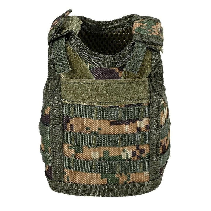 Tactical Beer Vest Military Molle Mini Miniature Beverage Bottle Can Cooler Holder Sleeve Image 1