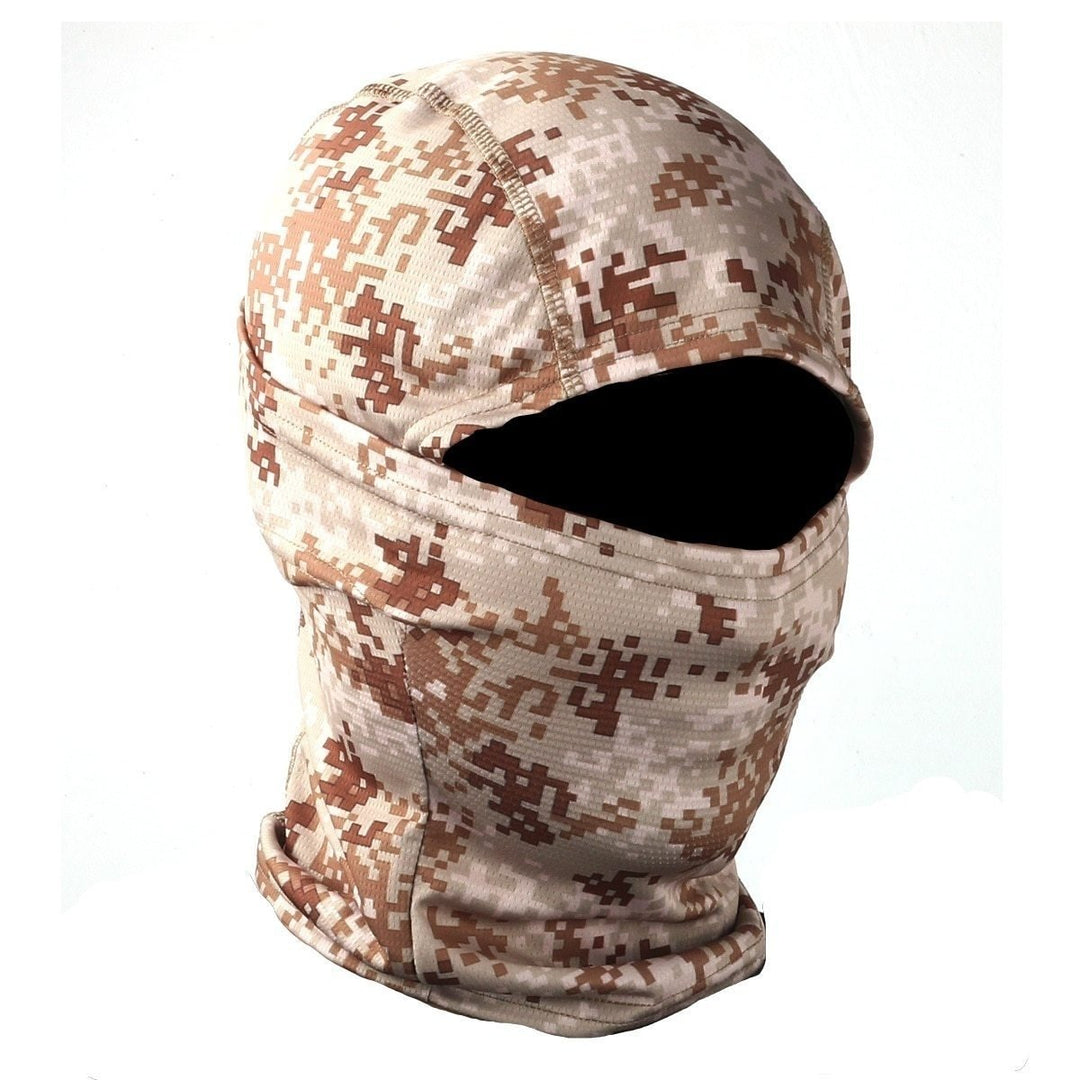 Camouflage Outdoor Cycling Hunting Hood Protection Balaclava Head Face Cover Image 2