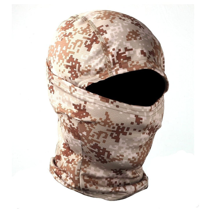 Camouflage Outdoor Cycling Hunting Hood Protection Balaclava Head Face Cover Image 2