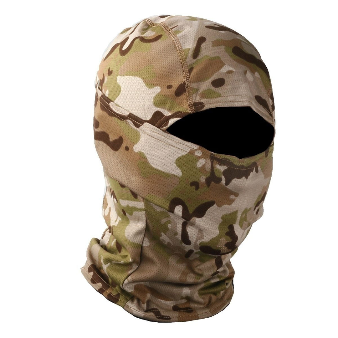 Camouflage Outdoor Cycling Hunting Hood Protection Balaclava Head Face Cover Image 3