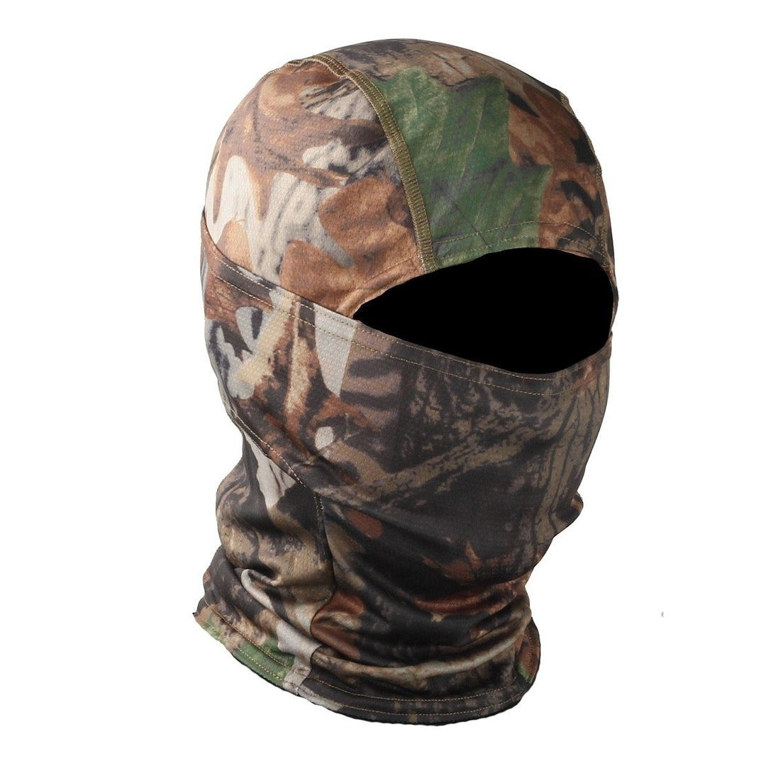 Camouflage Outdoor Cycling Hunting Hood Protection Balaclava Head Face Cover Image 5