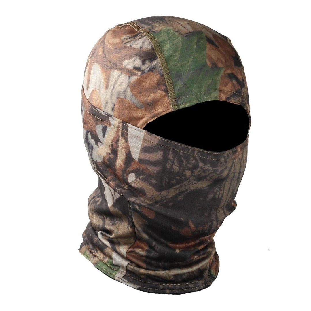 Camouflage Outdoor Cycling Hunting Hood Protection Balaclava Head Face Cover Image 1