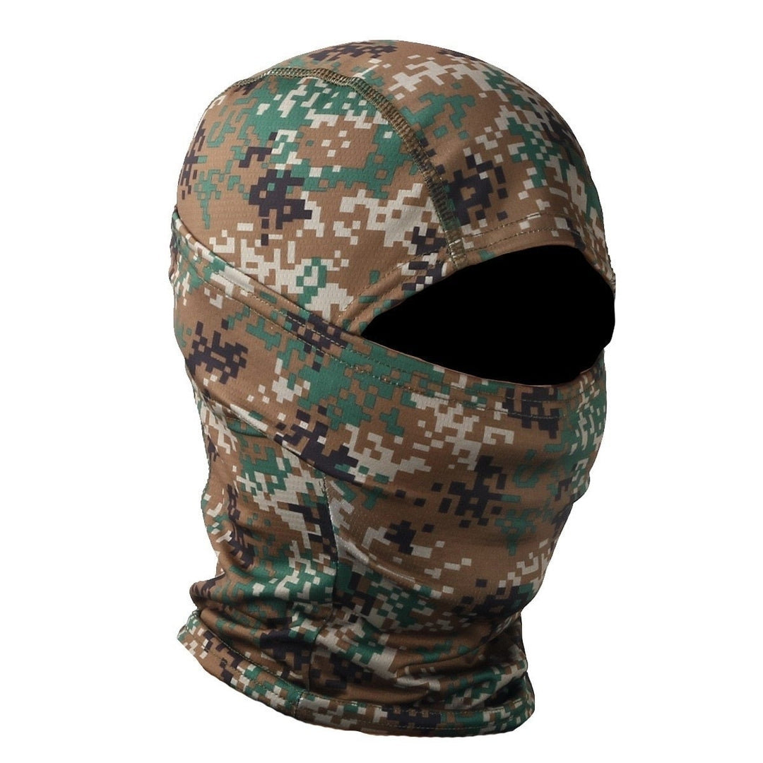 Camouflage Outdoor Cycling Hunting Hood Protection Balaclava Head Face Cover Image 8