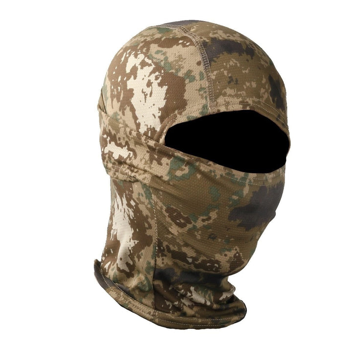 Camouflage Outdoor Cycling Hunting Hood Protection Balaclava Head Face Cover Image 1