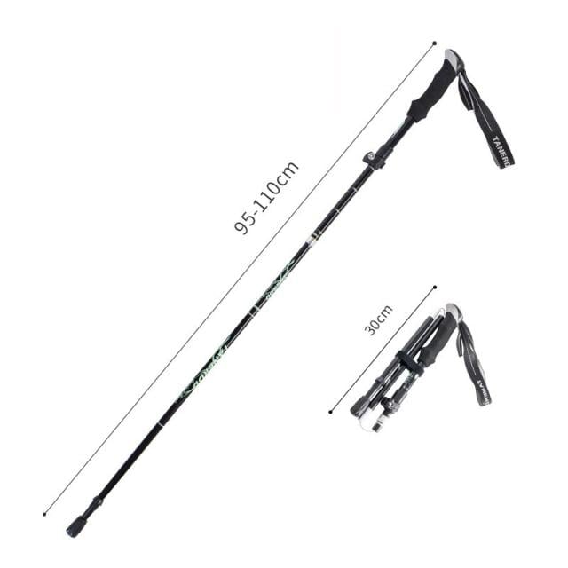 Anti Shock Walking Stick Telescopic Trekking Ultralight Aluminum Alloy Tactical Canes Sticks Image 6