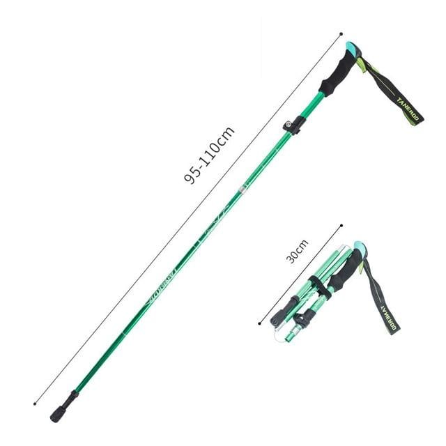 Anti Shock Walking Stick Telescopic Trekking Ultralight Aluminum Alloy Tactical Canes Sticks Image 7