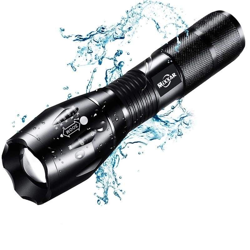 T6 LED Handheld Tactical Flash Zoom Torch Light Camping Lamp For 18650 Rechargeable Battery Image 1