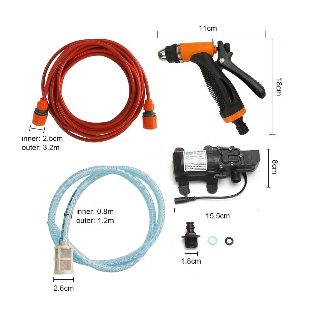 Car Wash Washing Machine Cleaning Electric Pump Pressure Washer Device 12V Image 6