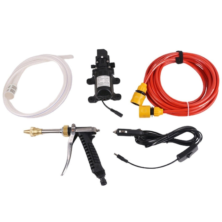 12V Portable Car High Pressure Washer Water Pump Jet Wash Cleaner Hose Van Kit Image 4