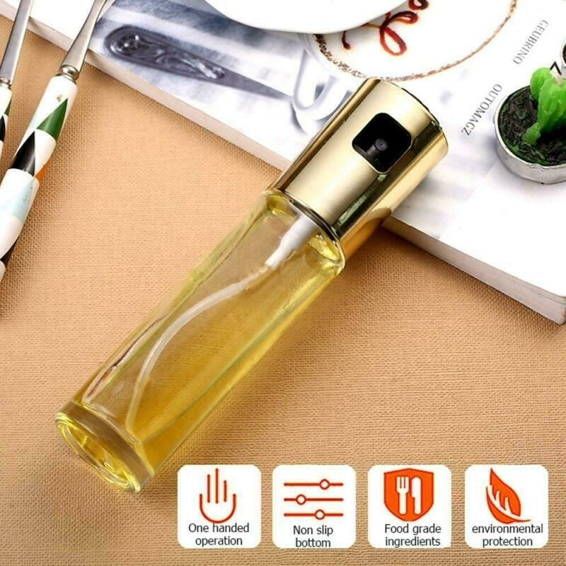 100ml Olive Oil Sprayer Stainless Steel Oil Dispenser Mister Pump Bottle BBQ Kitchen Tools Image 6